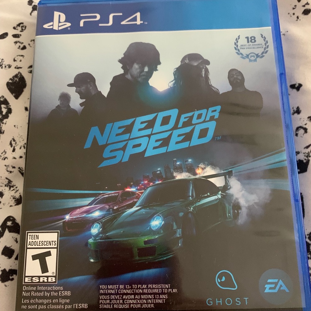 PS4 Need For Speed Game